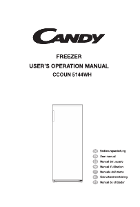 Manual Candy CCOUN 5144WH Congelador