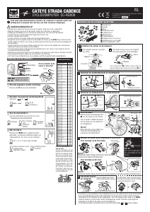 Handleiding Cateye CC-RD200 Strada Cadence Fietscomputer
