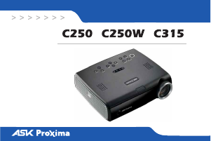 说明书 宝施玛C315投影仪