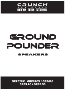 Manual Crunch GRP52CX Car Speaker