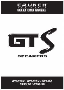 Manual Crunch GTS5.2C Car Speaker