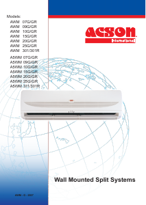 Manual Acson A5WM 07 G Air Conditioner