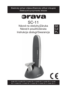 Návod Orava SC-11 Zastrihávač brady a fúzov
