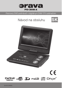 Návod Orava PD-308A DVD prehrávač