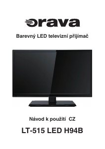Manuál Orava LT-515 LED H98B LED televize