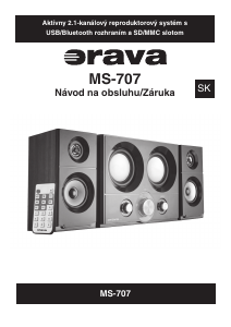 Návod Orava MS-707 Reproduktor