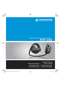 Mode d’emploi Sennheiser MM 100 Casque