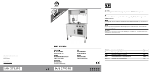 Manual Playtive IAN 279598 Play kitchen