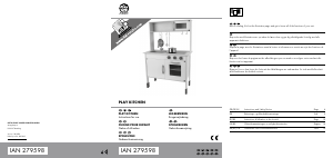 Bedienungsanleitung Playtive IAN 279598 Spielküche