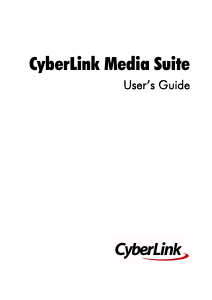 Manual CyberLink Media Suite 9