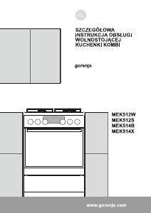 Instrukcja Gorenje MEK514B Kuchnia