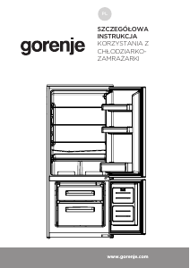 Instrukcja Gorenje RKI4151P1 Lodówko-zamrażarka