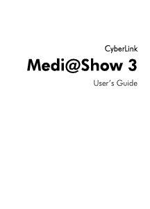 Manual CyberLink MediaShow 3