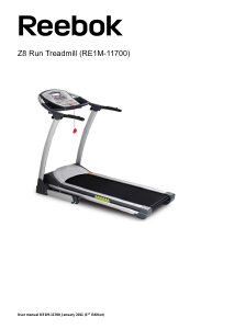 Manual Reebok Z8 Treadmill