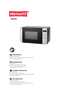 Manual Menuett 005-414 Microwave