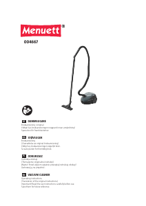 Manual Menuett 004-667 Vacuum Cleaner