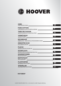 Manual Hoover HH74DBXP Placa