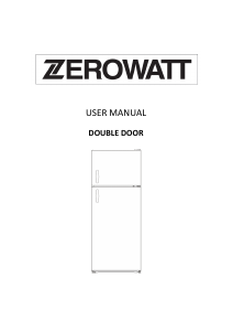 Mode d’emploi Zerowatt ZMDS 5122W Réfrigérateur combiné