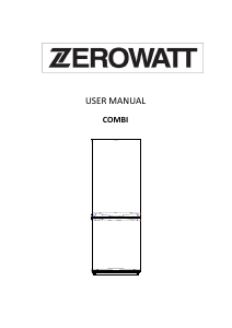 Käyttöohje Zerowatt ZMCS 5152 S Jääkaappipakastin