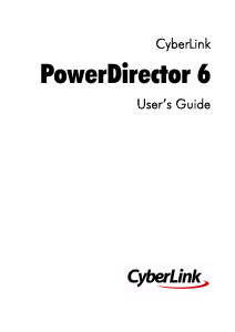 Manual CyberLink PowerDirector 6