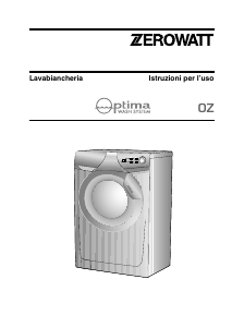 Manuale Zerowatt OZ 087 1D Optima Lavatrice