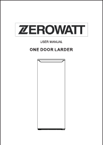 Instrukcja Zerowatt ZSOLS 5142W Lodówka