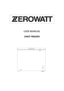 Manuale Zerowatt ZMCH 250 Congelatore