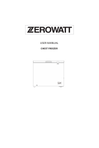 Manual Zerowatt EZCHM 200 Freezer