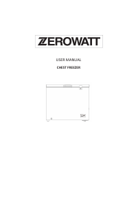Manual Zerowatt ZCHM 100 Freezer