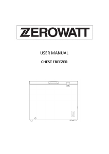 Manual Zerowatt ZMCH 100 Congelator