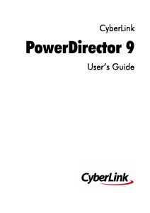 Manual CyberLink PowerDirector 9