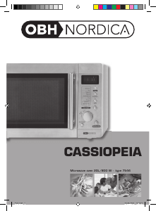 Käyttöohje OBH Nordica 7544 Cassiopeia Mikroaaltouuni