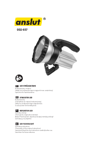 Manual Anslut 002-657 Flashlight