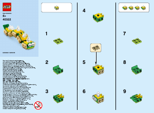 Manual Lego set 40322 Promotional MMB February 2019 Caterpillar