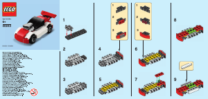 Manual Lego set 40243 Promotional MMB May 2017 Racecar