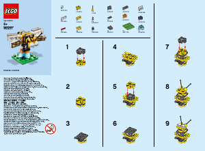 Manual Lego set 40211 Promotional MMB April 2016 Bee