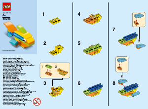 Bedienungsanleitung Lego set 40246 Promotional MMB August 2017 Tropischer Fisch