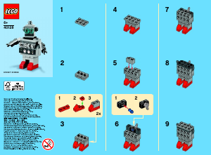 Manual Lego set 40128 Promotional MMB March 2015 Robot