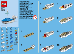 Handleiding Lego set 40132 Promotional MMB July 2015 Walvis