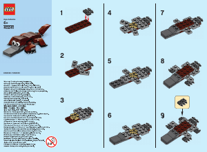 Handleiding Lego set 40241 Promotional MMB March 2017 Vogelbekdier