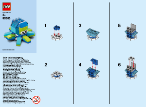 Bedienungsanleitung Lego set 40245 Promotional MMB July 2017 Tintenfisch