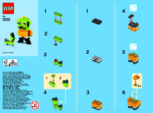 Handleiding Lego set 40126 Promotional MMB January 2015 Alien