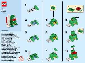 Handleiding Lego set 40281 Promotional MMB June 2018 Surfdraak