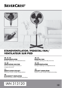 Manual SilverCrest IAN 313120 Fan