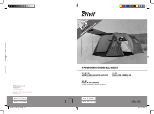 Manuale Crivit IAN 107705 Tenda