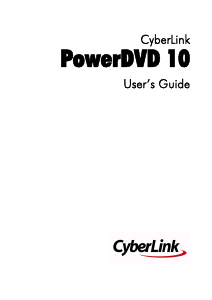 Handleiding CyberLink PowerDVD 10