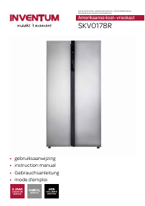 Mode d’emploi Inventum SKV0178R Réfrigérateur combiné