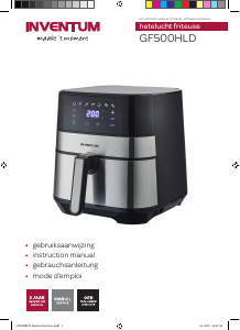 Manual Inventum GF500HLD Deep Fryer