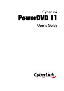 Manual CyberLink PowerDVD 11