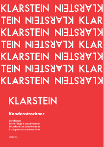 Manuale Klarstein 10026970 Asciugatrice